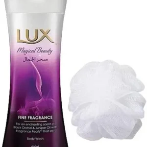 لوكس شاور جل سحر الجمال 250 مل + لوفة هدية ( خصم 15% ) ( عرض خاص ) | Lux Shower Gel Sahar Aljmal 250 Ml + Lwfa Gift ( Discount 15% ) ( Offer Special )