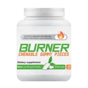 برنر لبان للمضغ 40 قطعة بخلاصة الشاي الاخضر | Brnr Lban Llmdgh 40 Piece With Extract Alshay Green