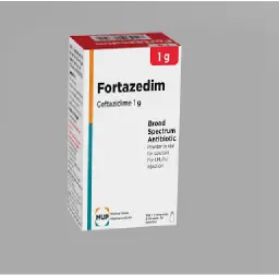 فورتازيديم 1 جم آي.إم / آي.في 1 فيال | Fortazedim 1 Gm I.M / I.V 1 Vial