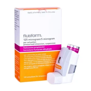 فلوتيفورم 125 / 5 ميكروجرام 120 جرعات بخاخ | Flutiform 125 / 5 Mcg 120 Doses Inhaler