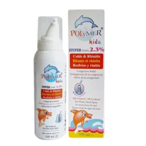 بوليمير أطفال هيبيرتونيك 2.3% بخاخ أنف 100 مل | Polymer Kids Hypertonic 2.3% Nasal Spray 100 Ml