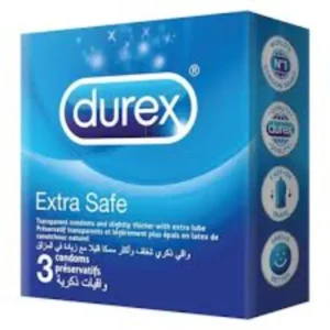ديوركس واقي ذكري 3قطع إكسترا ساف (1+1 50%) (#) | Durex Condoms 3pcs Extra Safe (1+1 50%) (#)