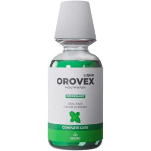 اوروفكس غسول للفم 120 مل بيبيرمينت ( نعناع ) | Orovex Mouth Wash 120 Ml Peppermint ( Mint )