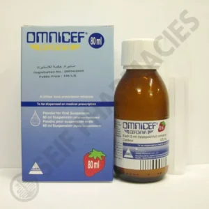 أومنيسيف 125 مجم / 5 مل معلق 80 مل | Omnicef 125 Mg / 5 Ml Susp 80 Ml