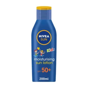 نيفيا صن كيدز لوشن مرطب للبشرة بمعامل حماية +50 / 200 مل | Nivea Sun Kids Mois.sun Lot. 200Ml Spf50+