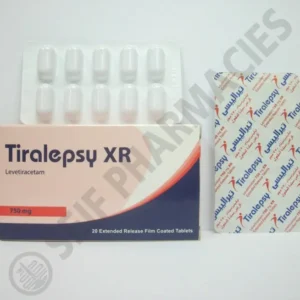 تيراليبسي 750 مجم إكس آر 20 قرص | Tiralepsy 750 Mg Xr 20 Tab