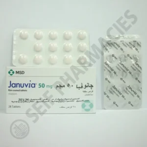 جانوفيا 50 مجم 28 فيلم-كواتيد قرص | Januvia 50 Mg 28 Film-Coated Tab