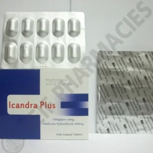 إيكاندرا بلس 50 مجم / 1000 مجم 30 قرص | Icandra Plus 50 Mg / 1000 Mg 30 Tab