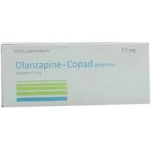أولانزابين – كوباد فارما 7.5 مجم 14 قرص | Olanzapine – Copad Pharma 7.5 Mg 14 Tab