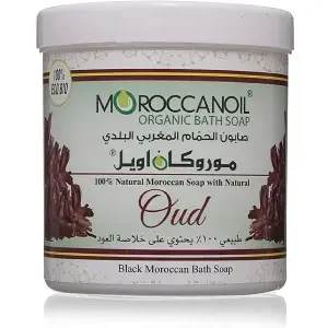 موروكان زيت صابون مغربي بالعود 250 جم | Moroccan Oil Soap Moroccan Balawd 250 Gm