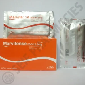 مارفيتينس 20 مجم / 5 مجم / 12.5 مجم 30 قرص | Marvitense 20 Mg / 5 Mg / 12.5 Mg 30 Tab