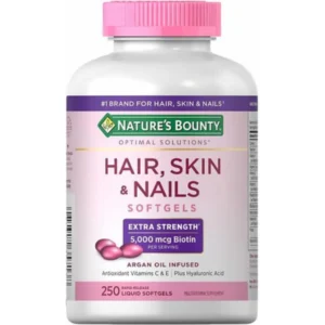 بيوتين 5000 ميكروجرام 250 كبسولات جيلاتينية | Biotin 5000 Mcg 250 Softgels