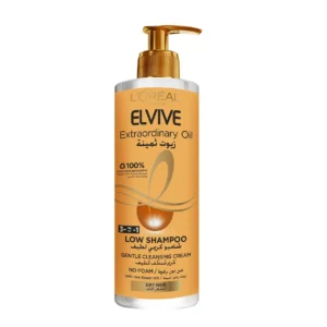 لوريال الفيف اكسترا اوردينري اويل لو شامبو للشعر الجاف 3×1 / 400 مل | Loreal Elvive Ex.ordinary Oil Low Sh. 400Ml 3X1 Dry H