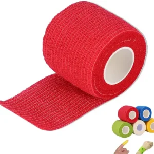 سوبيرب كير تيب رياضي احمر مقاس 5×5 | Superb Care Sports Tape Red 5×5