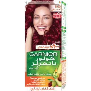 غارنييه صبغه شعر كولور ناتشرالز كريم / 6.6 فيري بيور ريد | Garnier Sbghh Hair Kwlwr Natshralz Cream / 6.6 Fyry Pure Red