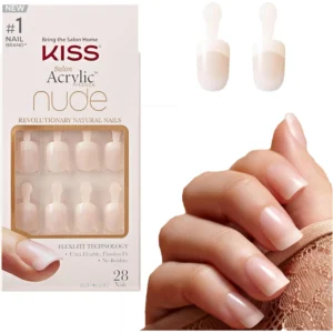 كيس نود أكريليك كود أظافر - برياثتاكينج | Kiss Nude Acrylic Code Nails - Breathtaking