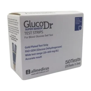 جلوكو - دكتور أوتو 50 شرائط شرائط لتحليل السكر | Gluco - Dr Auto 50 Strips Strips Lthlyl Sugar