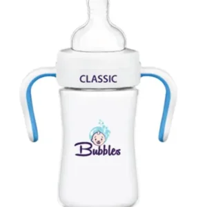 ببرونة كلاسيك رضع باليد لبني 150 مل | Feeding Bottle Classic Infants Hand Light Blue 150 Ml