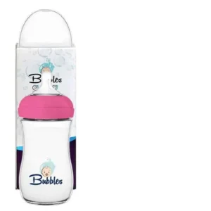 بابلز ببرونة ناتشورال بدون يد رضع 150 مل / روز | Bubbles Feeding Bottle Natural Without Hand Infants 150 Ml / Rose