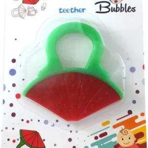 بابلز عضاضة سيليكون شكل بطيخة | Bubbles Teether Silicone Shape Btykha