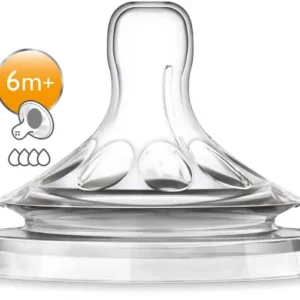 بابلز حلمة ناتشورال سيليكون 6 - شهر | Bubbles Nipple Natural Silicone 6 - Month