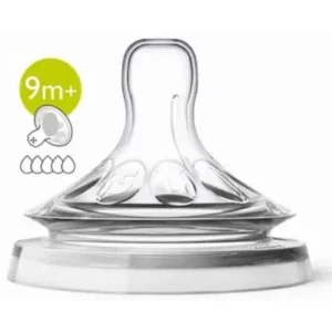 بابلز حلمة ناتشورال سيليكون 9 - شهر | Bubbles Nipple Natural Silicone 9 - Month