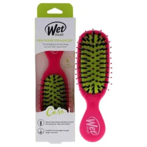 ويت براش فرشاه للشعر ميني شاين إنهانسير بينك كود 95400 | Wet Brush Code 95400 Mini Shine Enhancer-Pink