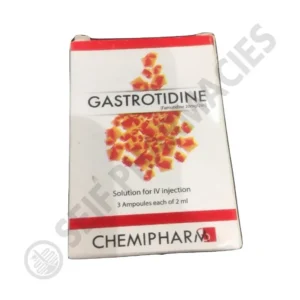 جاستروتيدين 20 مجم / 2 مل 3 أمبول | Gastrotidine 20 Mg / 2 Ml 3 Amp