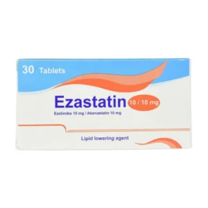 إيزاستاتين 10 مجم / 10 مجم 30 قرص | Ezastatin 10 Mg / 10 Mg 30 Tab