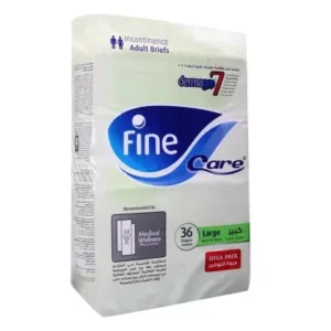 فين كير لارج 36قطع (3) حفاضة كبار السن | Fine Care Large 36pcs (3) Diaper Adult Age