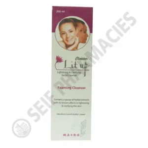 ليت - أب للوجه رغوي منظف 200 مل | Lit - Up Facial Foaming Cleanser 200 Ml