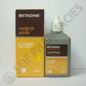 بيتادين 7.5% جراحي مقشر 120 مل منظف جراحى | Betadine 7.5% Surgical Scrub 120 Ml Cleanser Jraha