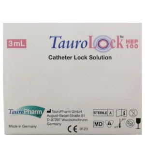تاورولوك - هيب100 كاثيتير لوك محلول 1 أمبول 3 مل | Taurolock - Hep100 Catheter Lock Solution 1 Amp 3 Ml