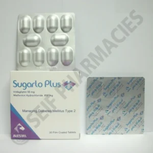 سوجارلو بلس 50 مجم / 850 مجم 30 قرص | Sugarlo Plus 50 Mg / 850 Mg 30 Tab