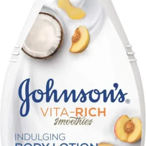 جونسون اند جونسون فيتا ريتش لوشن ملطف للجسم بالزبادي و الخوخ 250 مل | J&J Vita-Rich Smoothing Body Lot. 250Ml Yogurt& Peach