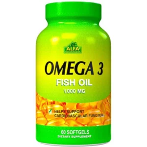 أوميجا 3 - فيش زيت 1000 مجم 60 كبسولة جيلاتينية كبسولة | Omega 3 - Fish Oil 1000 Mg 60 Softgel Cap