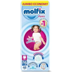 مولفيكس بانتس اكستر لارج رقم (6) 48 قطعة | Molfix Pants Akstr Large No (6) 48 Piece