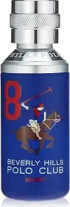 بيفرلي هيلز بولو سبورت 8 او دي تواليت للرجال 100مل | Bhpc Hylz Polo Sport 8 O D Toilette Men 100Ml