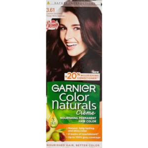 غارنييه صبغه شعر كولور ناتشرالز كريم / 3.61 بلاك بيري | Garnier Color Naturals H.cr. 3.61 Luscious Blackberry
