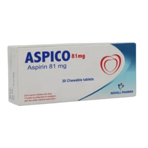 أسبيكو ( أسبرين ) 81 مجم 30 للمضغ قرص | Aspico ( Aspirin ) 81 Mg 30 Chew Tab