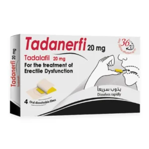 تادانيرفي 20 مجم 4 افلام | Tadanerfi 20 Mg 4 Orodispersible Films