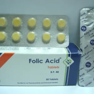 فوليك حمض 5 مجم 30 قرص (نيل) (482) | Folic Acid 5 Mg 30 Tab (Nile) (482)