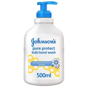 جونسون آند جونسون أطفال بيور بروتكت باث & غسول 500مل (جديد) | J&J Kids Pure Protect Bath & Wash 500ml (New)