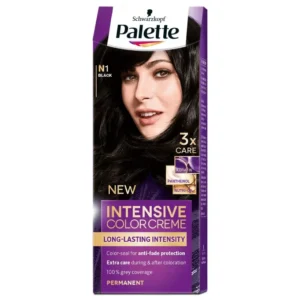 باليت صبغة شعر كريم بيرماننت ناتشورال بلاك 1.0 | Palette Hair Dye Hair Cream Byrmannt Natural Black 1.0