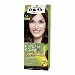 باليت صبغة شعر كريم بيرماننت ناتشورال دارك براون 3.0 | Palette Hair Dye Hair Cream Byrmannt Natural Dark Brown 3.0