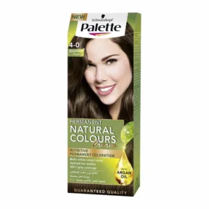 باليت صبغة شعر كريم بيرماننت ناتشورال ميديام براون 4.0 | Palette Hair Dye Hair Cream Byrmannt Natural Medium Brown 4.0
