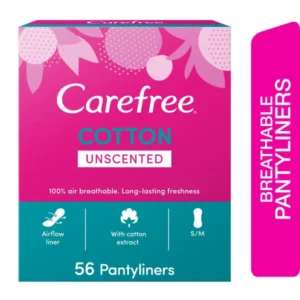 جونسون اند جونسون كير فري فوط صحية قطن بدون عطر 56 قطعه | Johnson And Johnson Care Free Pads Sanitary Cotton Without Perfume 56 Piece