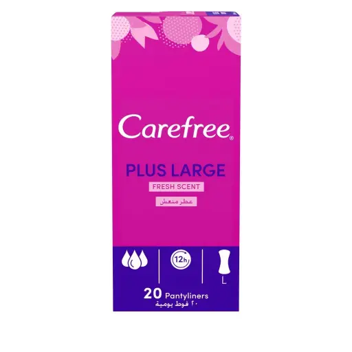 جونسون اند جونسون كير فري بلس لارج عطر منعش 20 قطعه | Johnson And Johnson Care Free Plus Large Perfume Refreshing 20 Piece