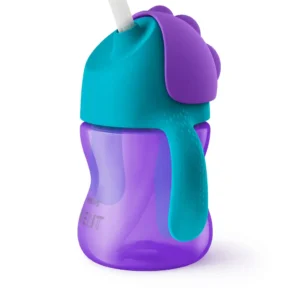 أفنت بيندي سترو 200 مل +9 شهور كوب شرب بالشاليموه بنفسجي | Avent Byndy Strw 200 Ml +9 Months Cup Shrb Balshalymwh Bnfsjy