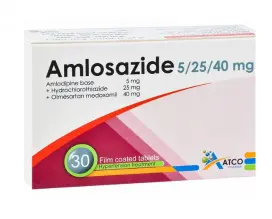 أملوسازيد 5 / 12.5 / 20 مجم 20 قرص | Amlosazide 5 / 12.5 / 20 Mg 20 Tab